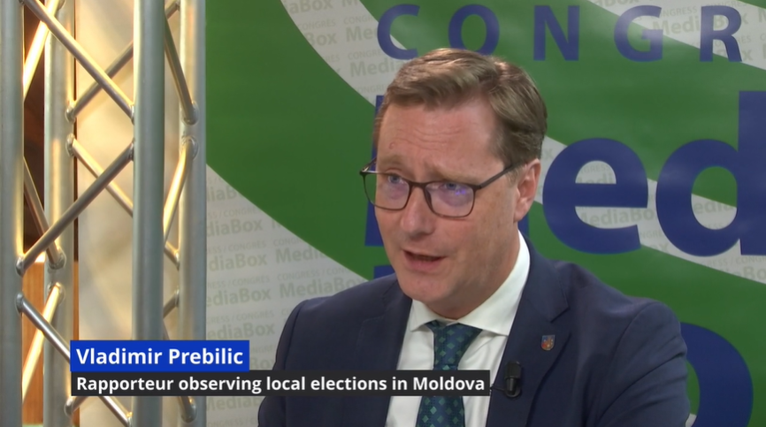 Vladimir Prebilic, Rapporteur observing local elections in the Republic of Moldova
